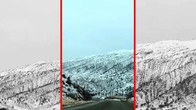 فیلم زیبایی زمستانی مسیر یاسوج به شیراز