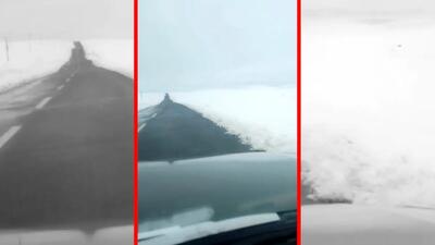 فیلم جاده سلاجاده بوکان به شاهین دژ پوشیده از برف