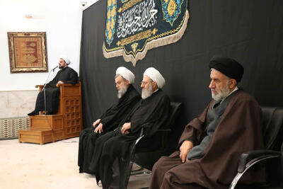 گزارش تصویری: مراسم سوگواری شهادت امام هادی (ع) با حضور حضرت آیت الله نوری همدانی