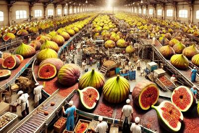  کشاورزی بدیع؛ با تزریق مواد خاص هر انجیر 200 کیلو میکنن میفروشن برا تولید مربا