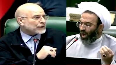  تک و پاتک نماینده سوپرانقلابی و قالیباف را ببینید