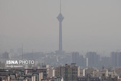 هوای ۲۱ ایستگاه تهران در وضعیت قرمز