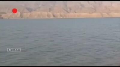  دریاچه فصلی خنج با بارش رحمت الهی پس از ۴ سال پر آب شد