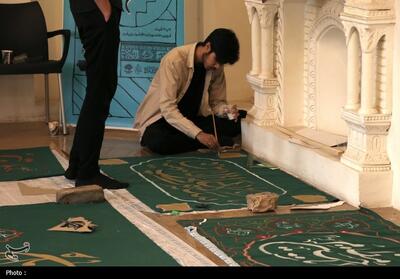 آموزش کتیبه‌نگاری در قزوین/  علم و قلم  در قابل هنر بومی - تسنیم