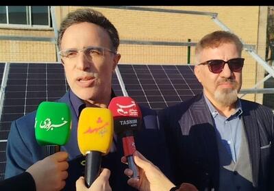 افتتاح پارک آموزشی توزیع برق و نیروگاه خورشیدی تحقیقاتی در  مشهد - تسنیم