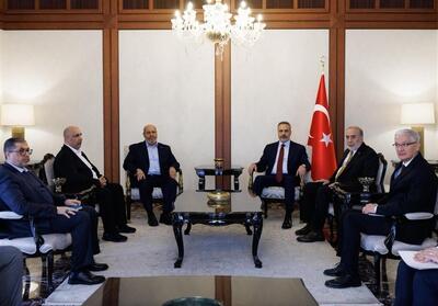 دیدار وزیر خارجه ترکیه با رهبران سیاسی حماس درباره آتش بس غزه - تسنیم