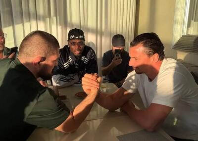 زلاتان و پوگبا به دیدار عقاب داغستان رفتند! (عکس)