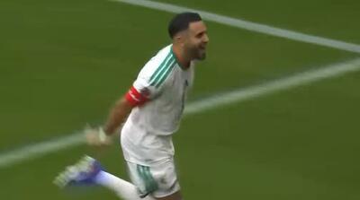 دبل محرز گل دوم الجزایر به سودان