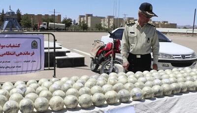 کشف ۸۷ کیلو تریاک از یک تریلی