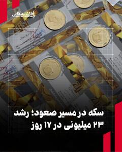 سکه در مسیر صعود؛ رشد ۲۳ میلیونی در ۱۷ روز