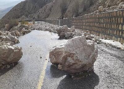  خرابی جاده بخش احمدی حادثه آفرید