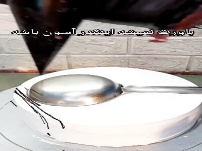 یک تزئین کیک ساده و دیدنی