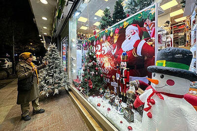 حال و هوای کریسمس در خیابان‌های تهران