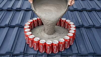 سیمان را در قوطی حلبی قدیمی بریزید و ببینید چه چیزی اکثر مردم حتی تصورش را هم نمی کنند درست کردم