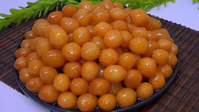  طرز تهیه زولبیا لقمه ای مناسب چای عصرانه / در ۱ دقیقه ۱۰۰ تا درست کن