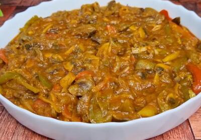 غذای خانگی خوشمزه با دل مرغ / فقط با ۳ ماده ساده