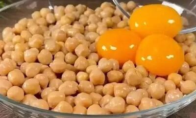  شاهکار نخود با تخم مرغ / جوری این غذا رو درست کردم که هیچی ازش باقی نموند !