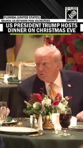  جشن کریسمس در اقامتگاه خصوصی ترامپ+ فیلم