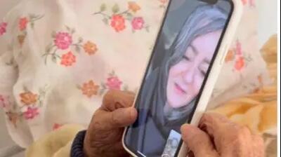 ویدیو احوالپرسی جالب نعیمه نظام‌دوست با مادر عمو پورنگ؛ با یک اشتباه بانمک!