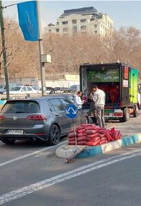 اولین تصویر از فروش بنزین سوپر وارداتی در خیابان‌های تهران