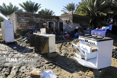 تصاویر؛ وضعیت مناطق سیل زده جنوب کرمان