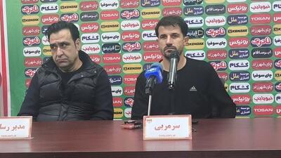 صحبت های قاسم حدادی فر سرمربی ذوب آهن پس از شکست مقابل استقلال خوزستان