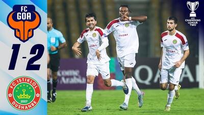 خلاصه بازی گوآ 1-2 استقلال تاجیکستان