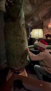 ویدئو: آماده سازی درخت کریسمس به سبک دیوید بکام