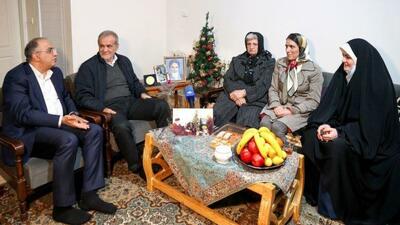 دیدار رئیس جمهور اسلامی ایران با خانواده شهید مسیحی