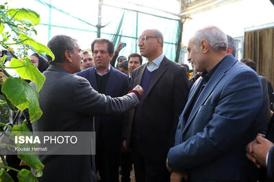  بازدید استاندار کرمانشاه و نمایندگان مجلس از بخش فیروزآباد