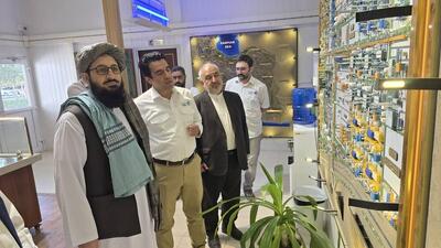  بازدید سفیر طالبان در ایران از مجتمع پتروشیمی نگین مکران