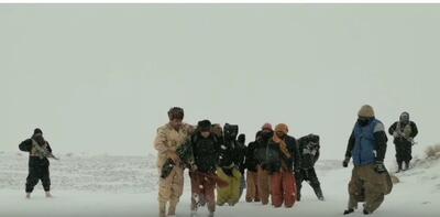  نجات ۱۶۰۰ تبعۀ افغانستان از یخبندان توسط مرزبانان ایران + فیلم