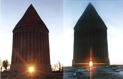  برج رادکان؛ ساعت آفتابی به مقیاس فصل