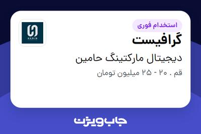 استخدام گرافیست در دیجیتال مارکتینگ حامین