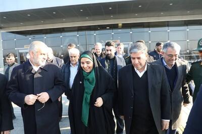  وزیر راه و شهرسازی وارد اردبیل شد