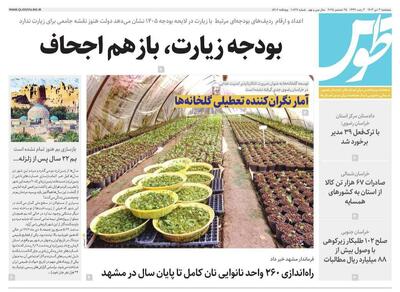  روزنامه های خراسان رضوی ۴ دی ۱۴۰۴