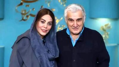  عکس خیلی متفاوت از هووی گلاب آدینه ! / مهوش صادقی در کنار مهدی هاشمی !