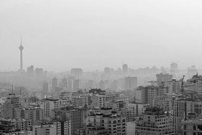 آلودگی هوای تهران در وضعیت قرمز
