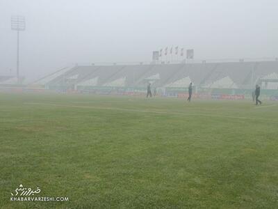 مه مانع برگزاری مسابقه شد؛ یک روز تعویق برای دیدار لیگ برتری - پارس فوتبال