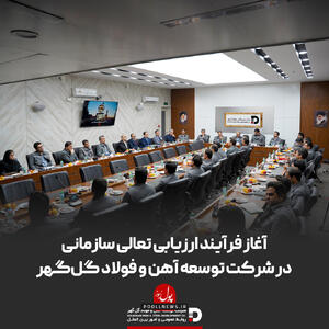 ارزیابی تعالی سازمانی در شرکت توسعه آهن و فولاد گل‌گهر