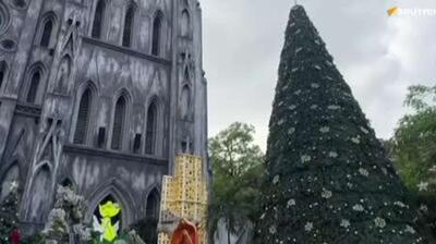  حال و هوای کریسمس و سال نو در هانویِ ویتنام