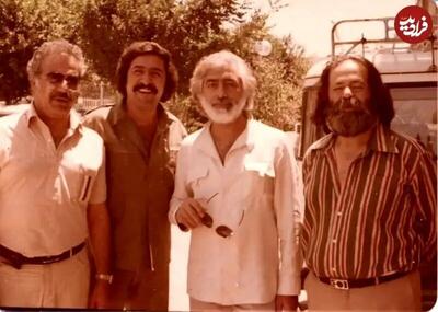 محمدعلی کشاورز و فردین در پشت‌صحنه «برزخی‌ها»