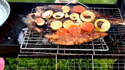 طرز تهیه کباب ماهی ترش