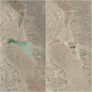 سد شمیل و نیان استان هرمزگان طی ۲ هفته اخیر