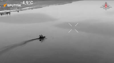 قایق تندروی اوکراین نتوانست از سد روس‌ها عبور کند