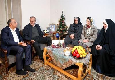 دیدار رئیس جمهور با خانواده شهید مسیحی - تسنیم