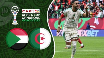 خلاصه بازی الجزایر 3 - سودان 0