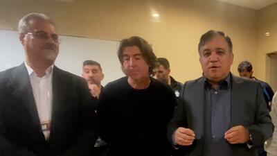 صحبت‌های دکتر تاجرنیا در رختکن بازیکنان استقلال