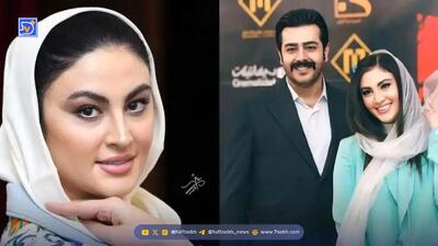  آلبوم عروسی| لباس عروس دوم ، کوتاه و عجیب مریم مومن که کسی ندید!