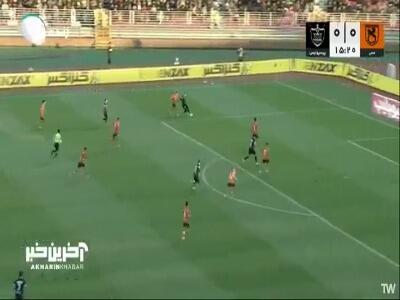 شوت ارونوف راهی به دروازه مس رفسنجان نداشت